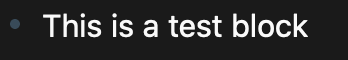 Pasting into a block adds the pasted text as a new subblock, rather ...