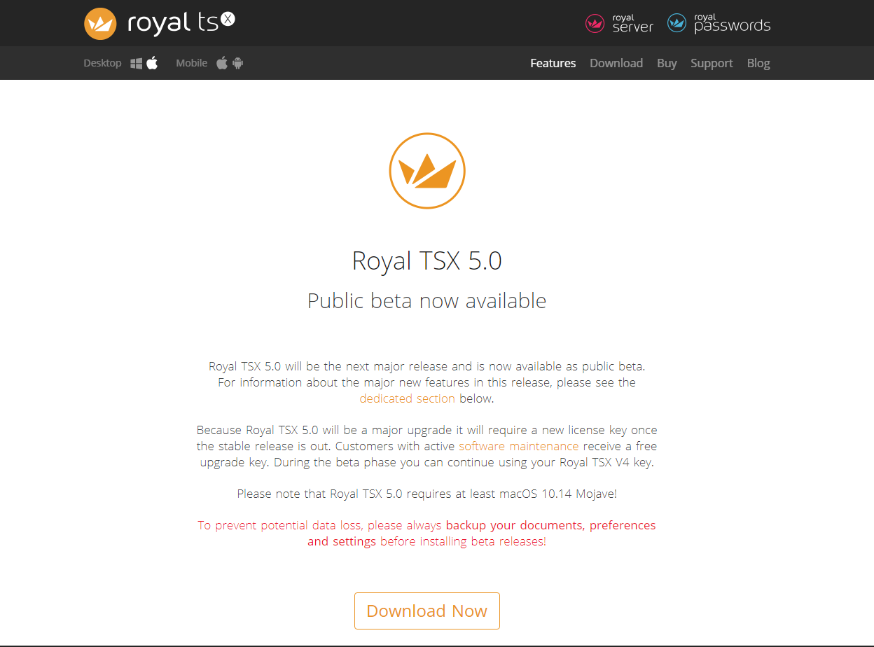 royal tsx license