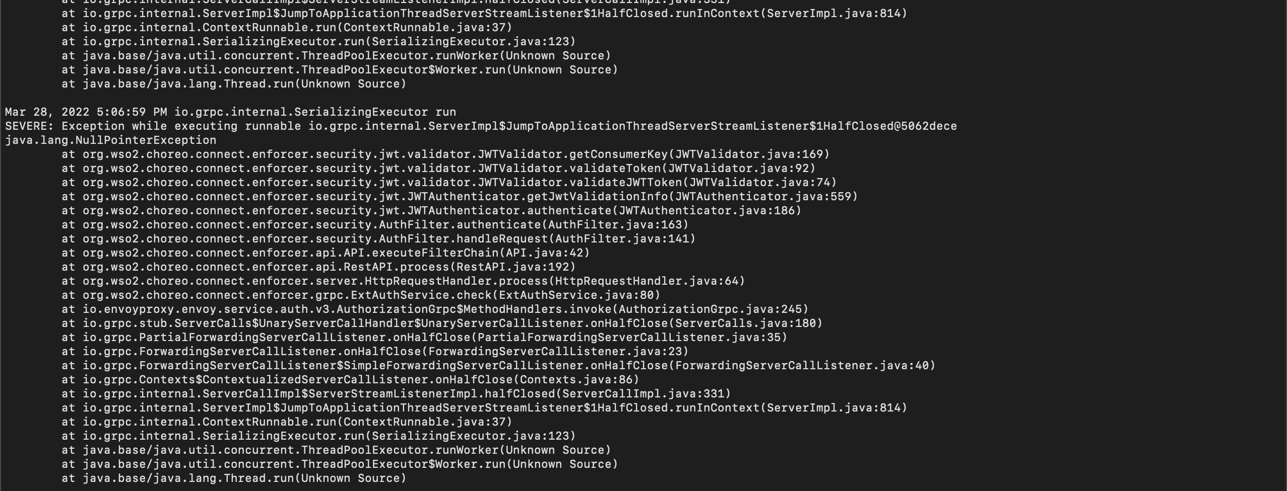 Token Error Log Error log from JWT validator · Issue #2817 · wso2/product-microgateway ...