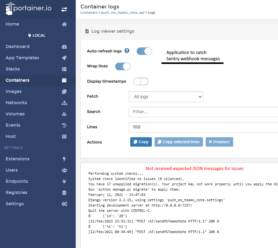 Not sending to the webhook when the issue happens · Issue #23820 ...