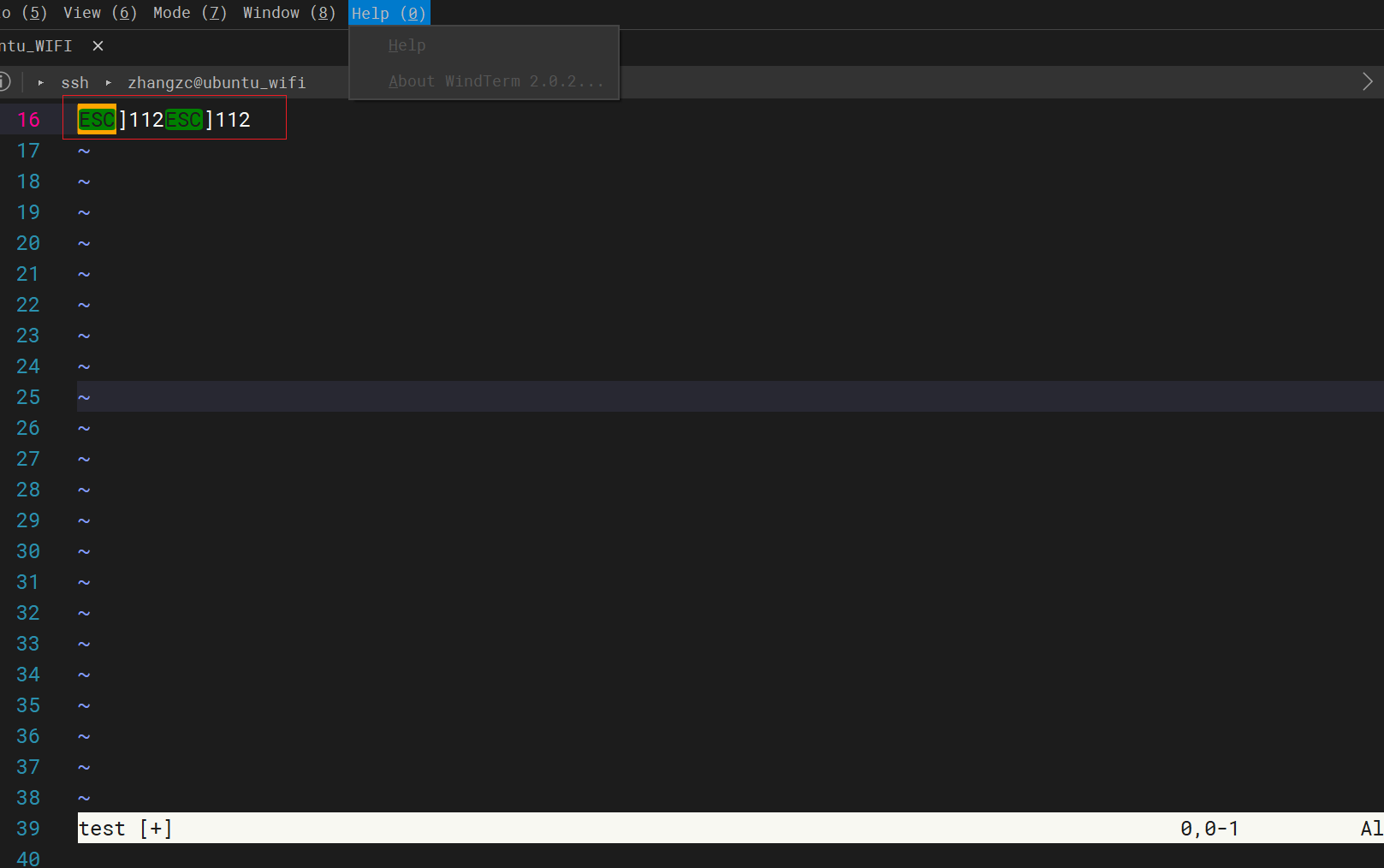 [bug] when I'm in vim normal mode, the key is doesn't showed correctly ...