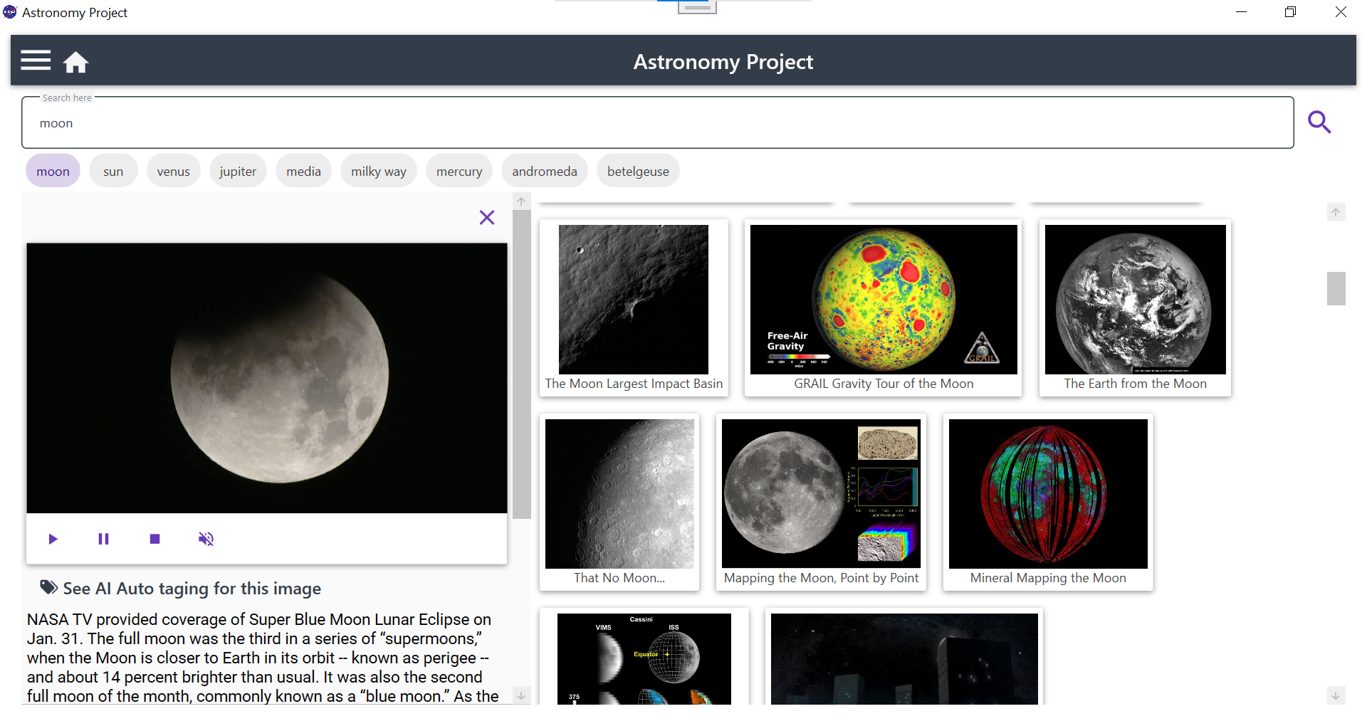 GitHub - yosfhaim0/AstronomyProject: Amazing WPF .NET project that ...