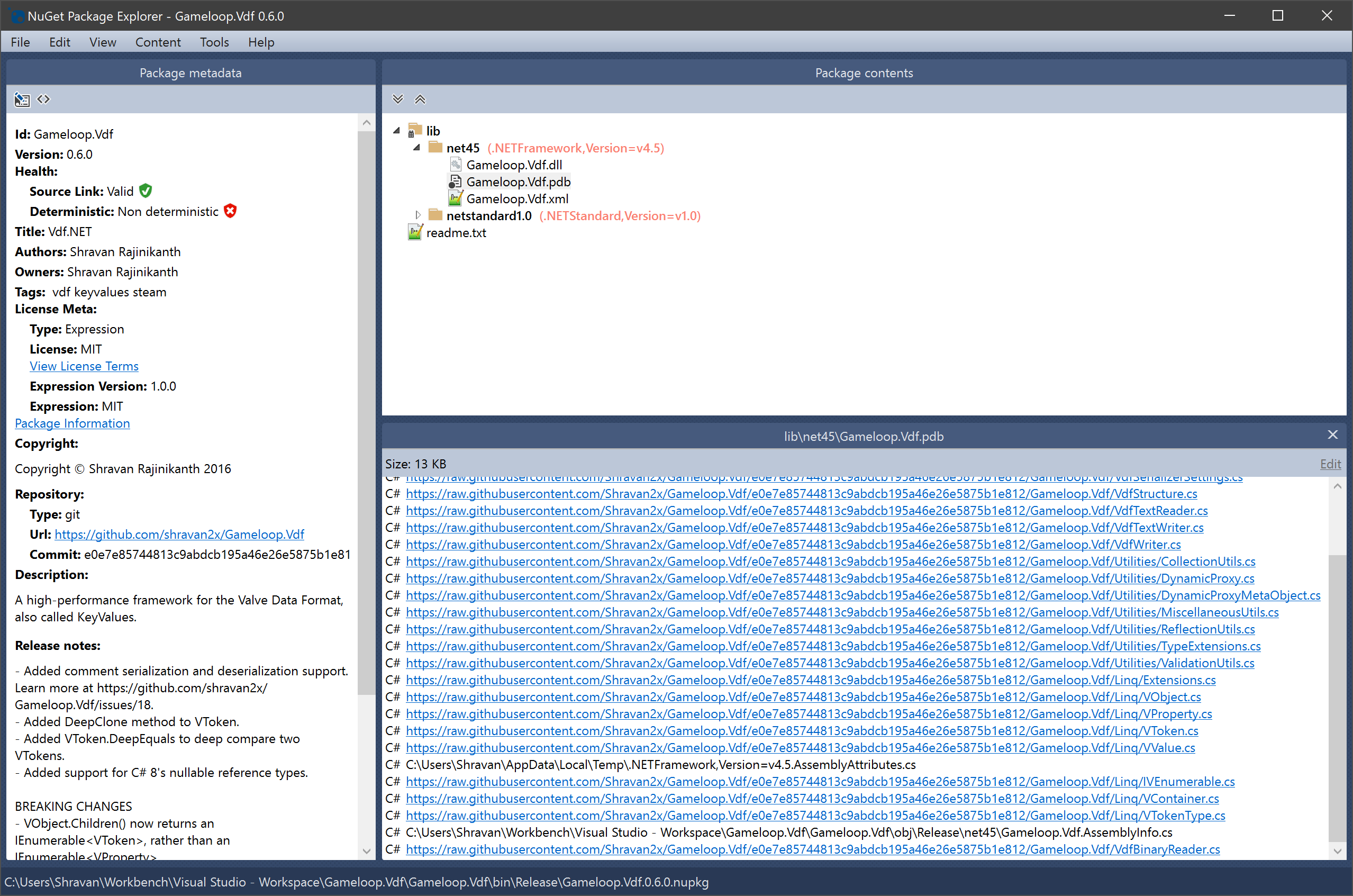 Privacy concerns with SourceLink and AssemblyAttributes/AssemblyInfo