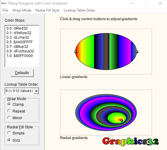 Linear color gradients broken · Issue #163 · graphics32/graphics32 · GitHub