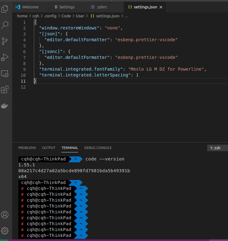 Help: Wrong terminal font · Issue #120927 · microsoft/vscode · GitHub