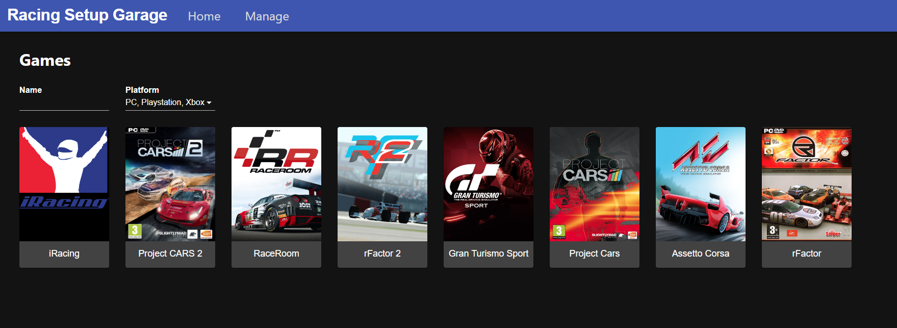 GitHub - Craig-97/Racing-Setup-Garage: App built for downloading and ...