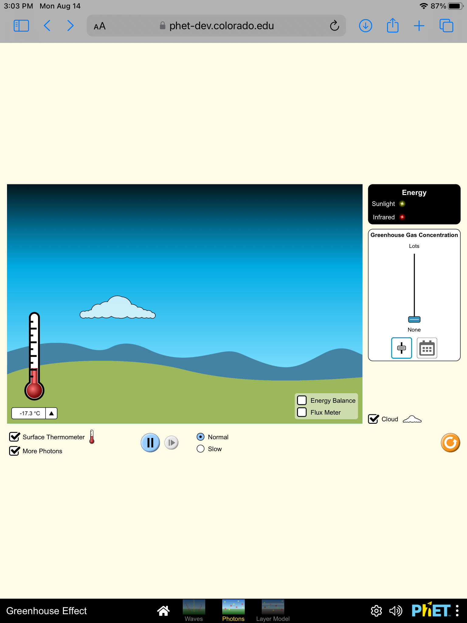 Photons disappeared · Issue 348 · phetsims/greenhouseeffect · GitHub