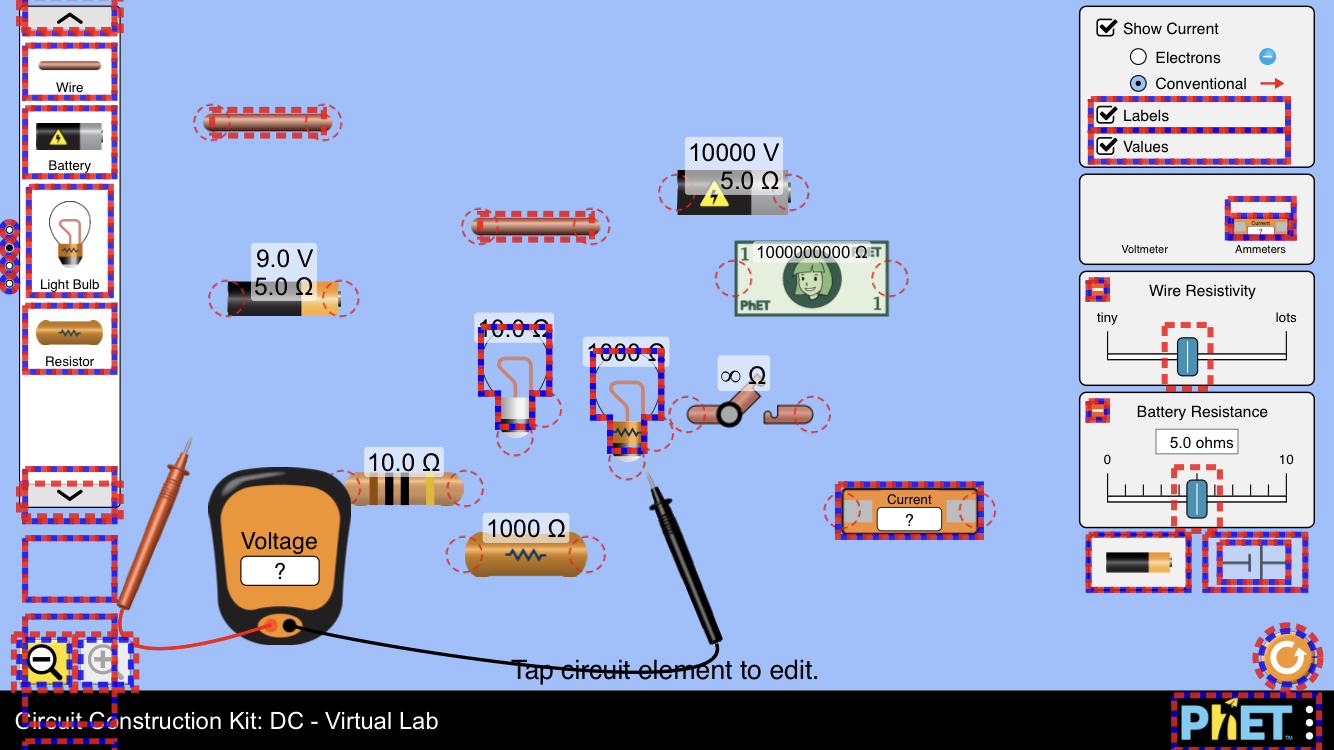 Usability on small screens review · Issue #14 · phetsims/circuit ...