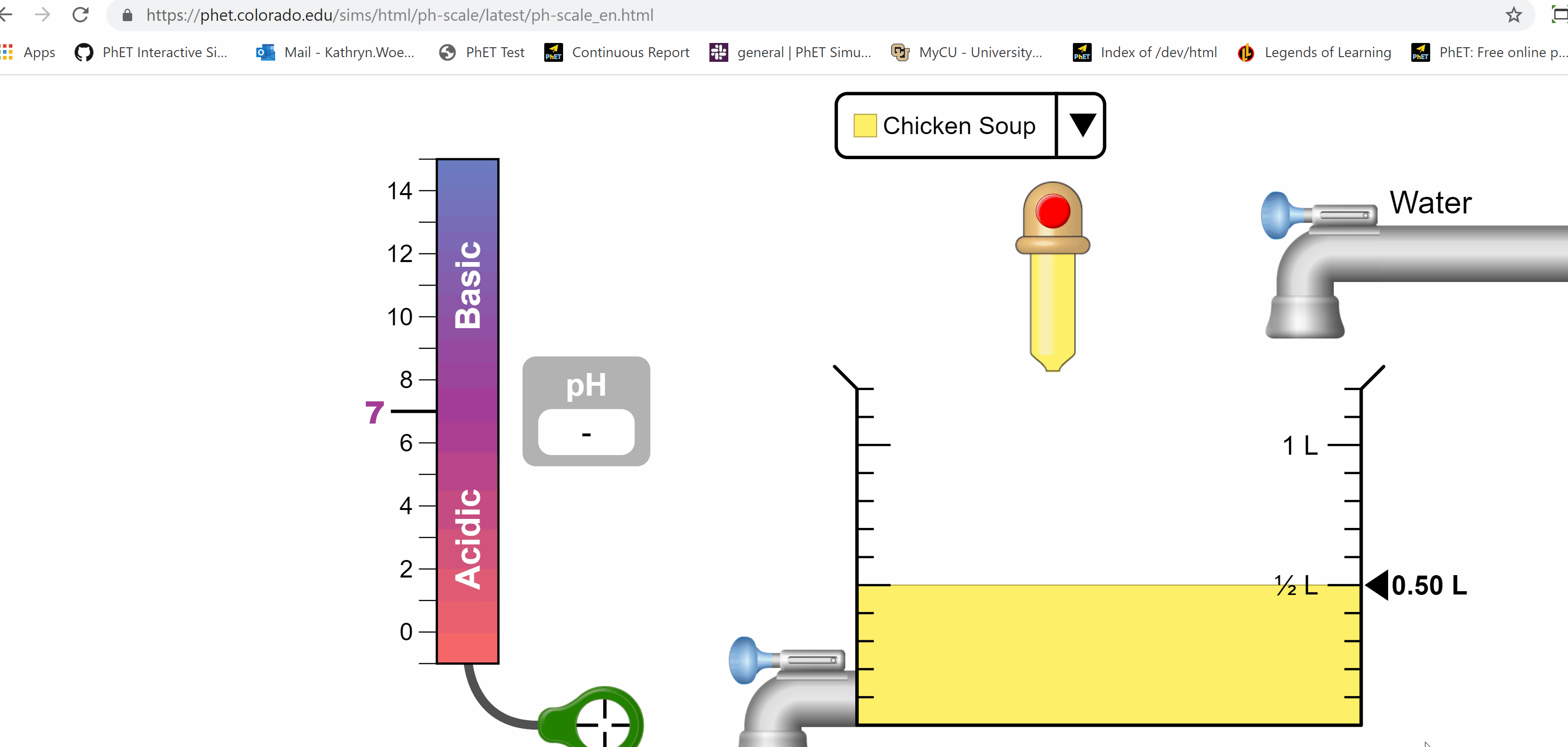 Interrupting initial filling of bucket · Issue 91 · phetsims/phscale