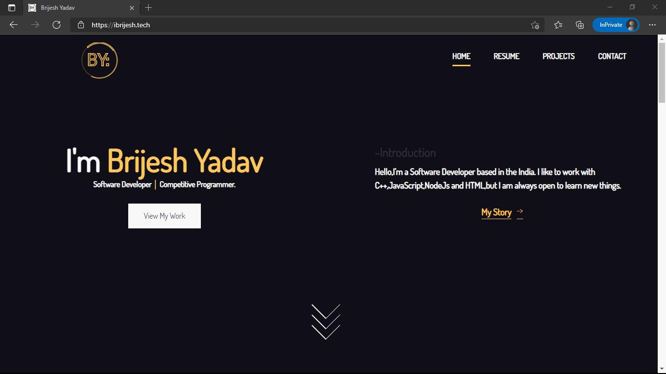 GitHub - ibrijesh/portfolio: My Porfolio Website
