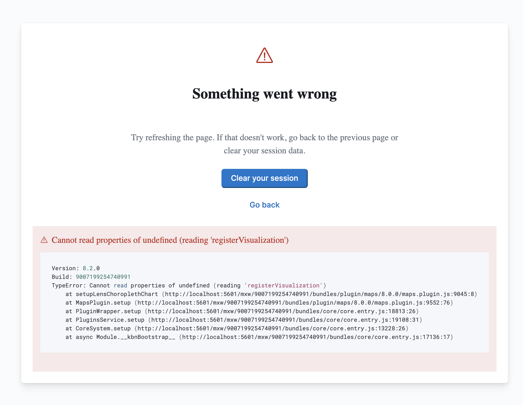 Bug: Kibana error message renders especially text unstyled · Issue ...