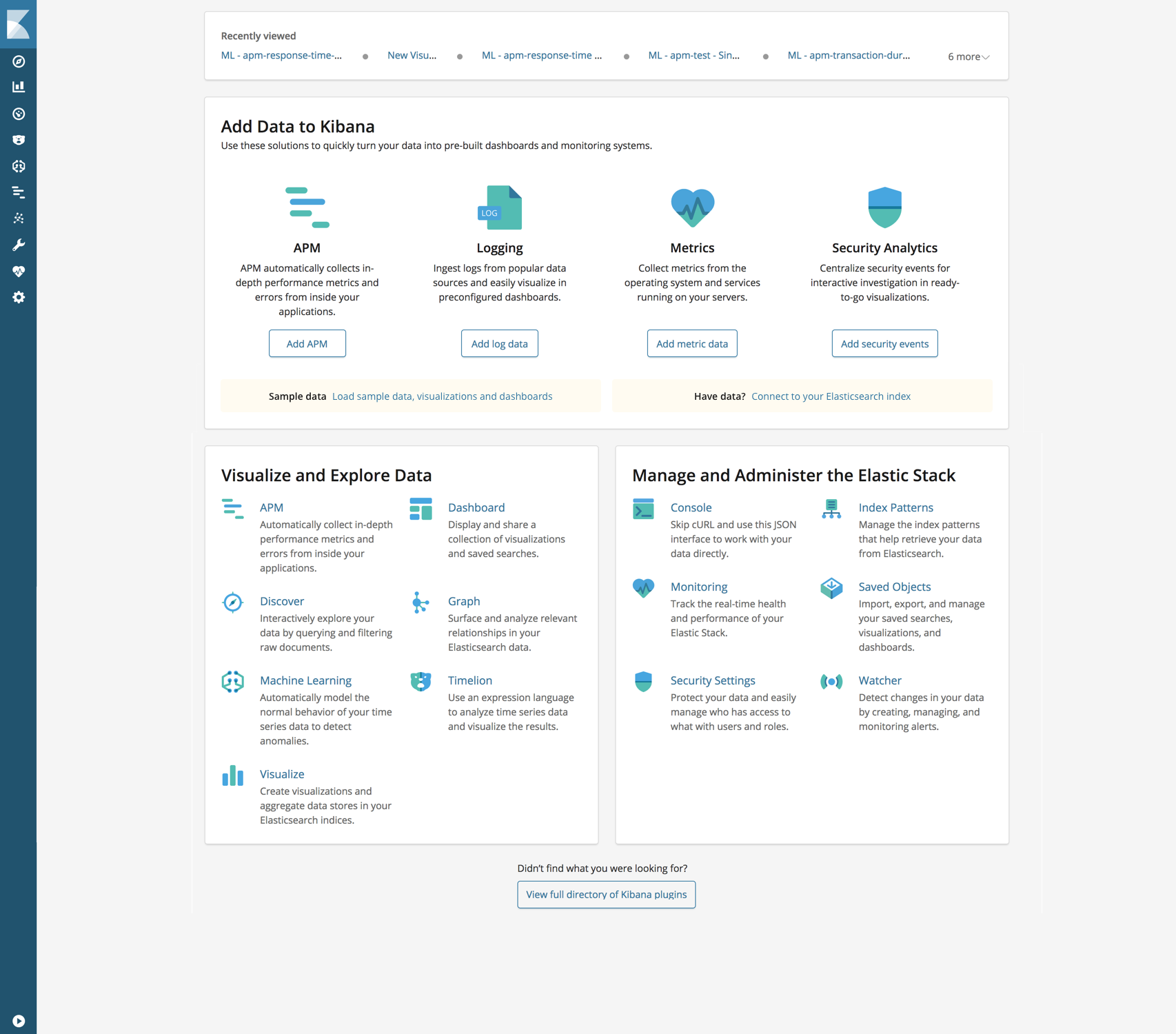 kibana home copy