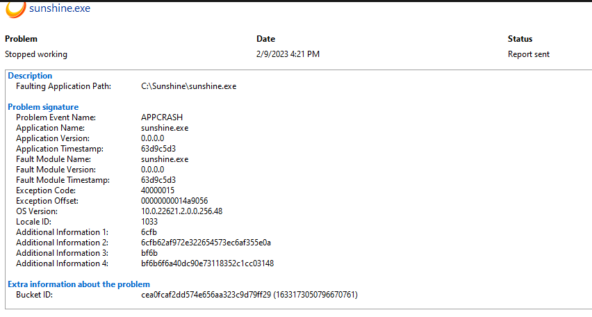 Bluetooth Audio cause crash · Issue #906 · LizardByte/Sunshine · GitHub