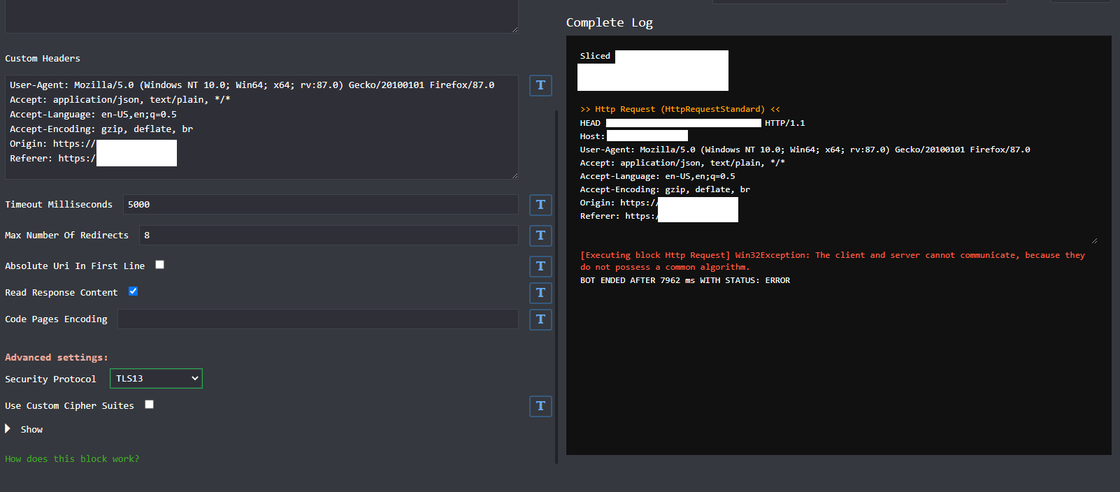 [BUG] ERROR ON TLS 1.3 · Issue #219 · openbullet/OpenBullet2 · GitHub