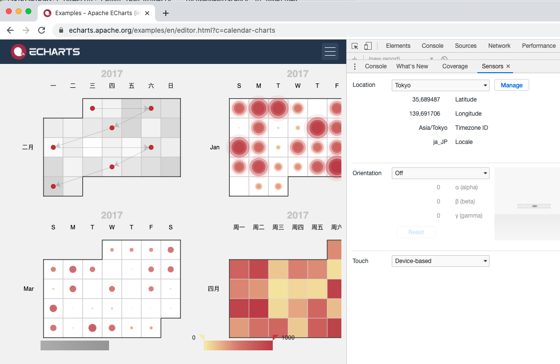 one of the demo examples on https://echarts.apache.org/examples does ...