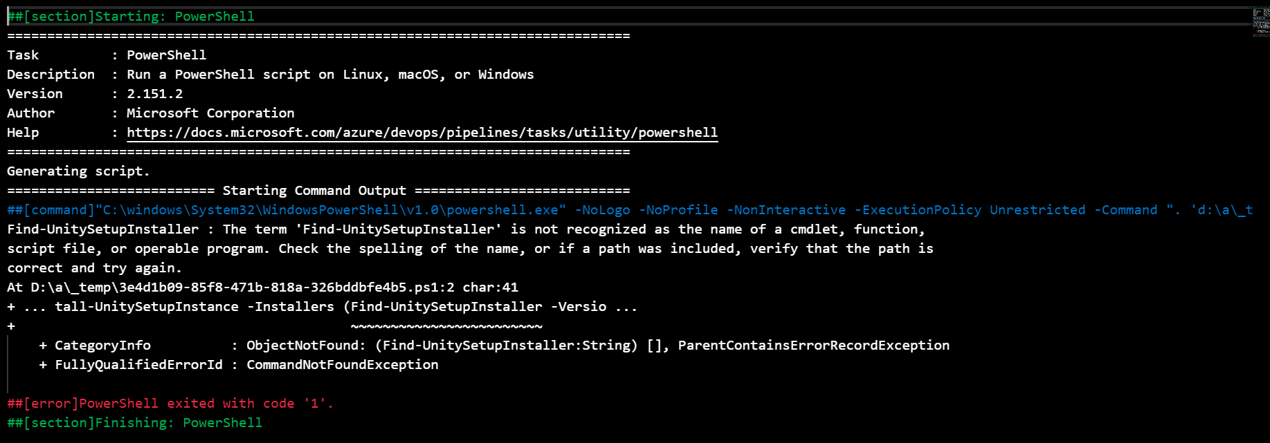 Warning: User declined to install module (UnitySetup) · Issue #103 ...