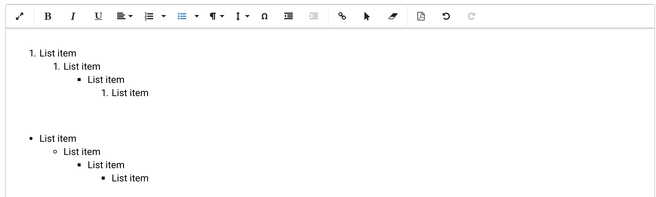 Pasting ordered and unordered list from Word doesn't retain proper ...