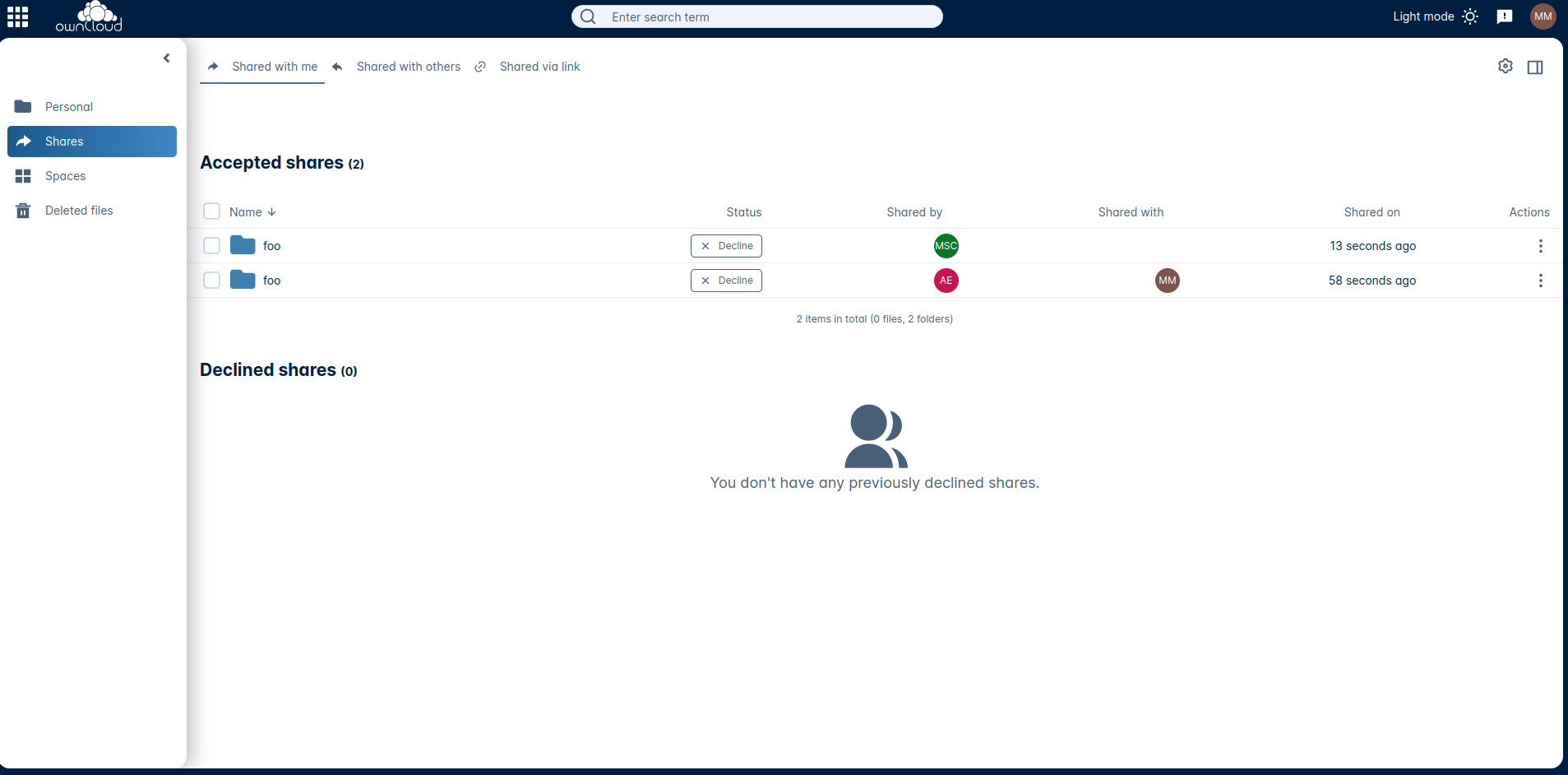 acceptSimilarShare
