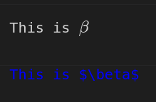 Setup font color in [markdown] cell will make math render disappear ...