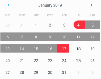 Starting day and ending day styling issue · Issue #744 · wix/react ...