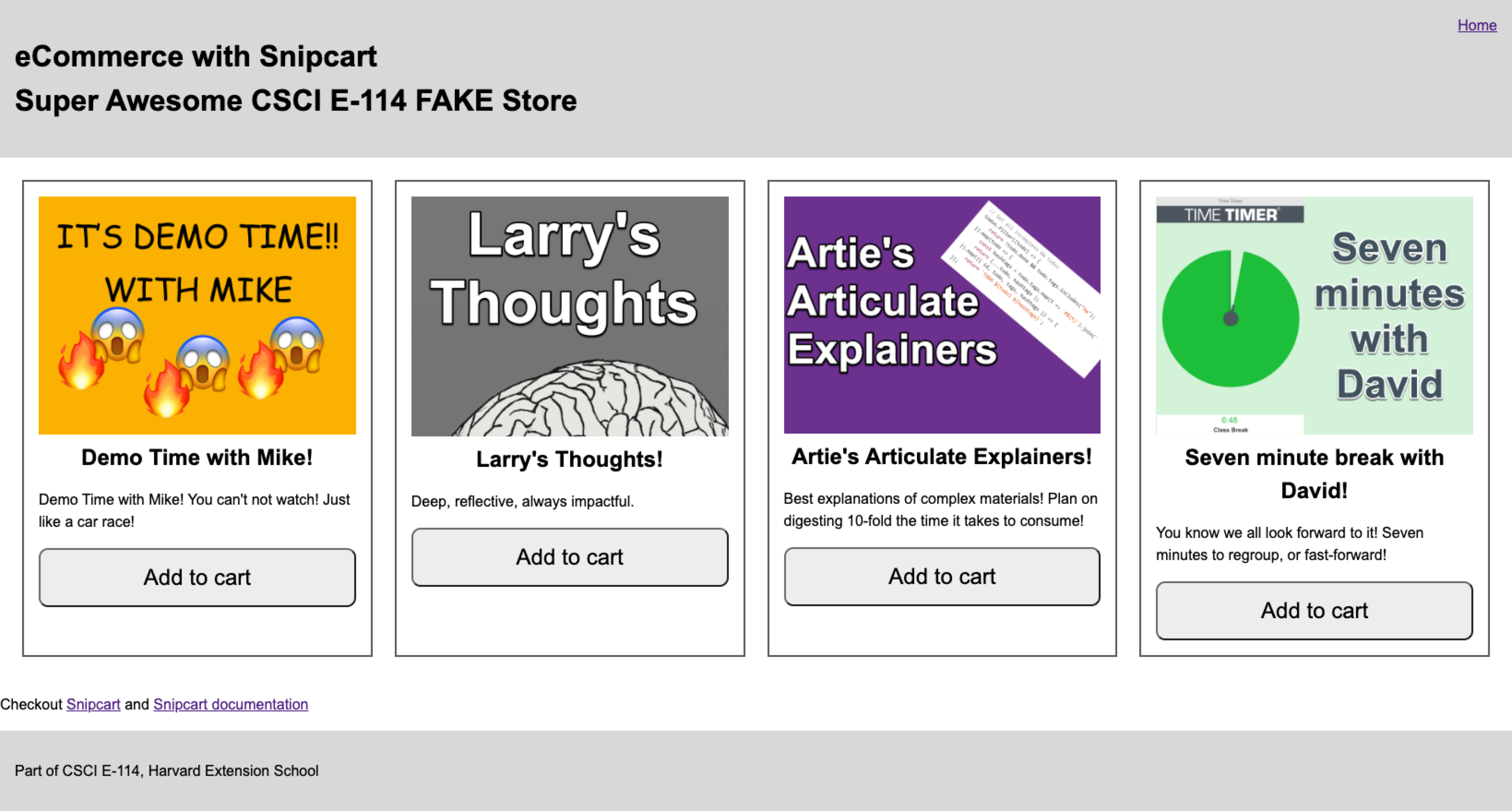 GitHub cscie114/jamstacktapassnipcartstore