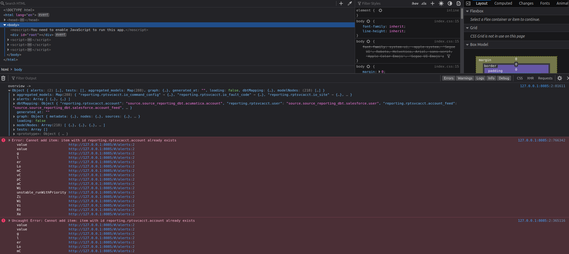 python - my custom user model is showing Account for `identifier` used in model making names potentially non ...