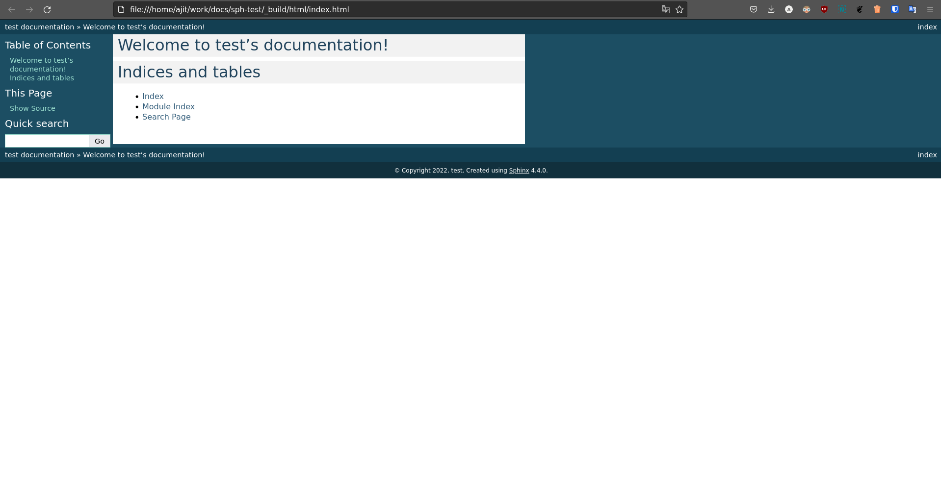 generated page not spanning the whole length and looks ugly... · Issue ...