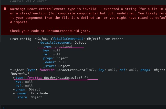 Bug: Strange situation when I create react element outside react class ...