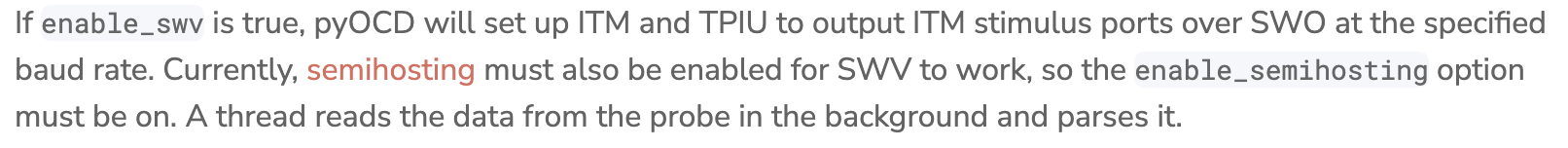 SWO support is not being fully enabled in pyOCD · Issue #646 · Marus ...
