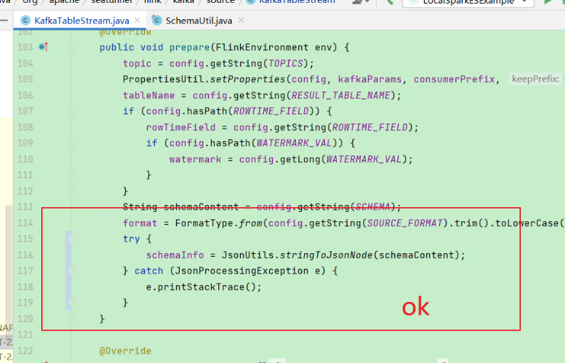 [Bug] [seatunnelconnectorsflinkkafka] When json or avro are selected