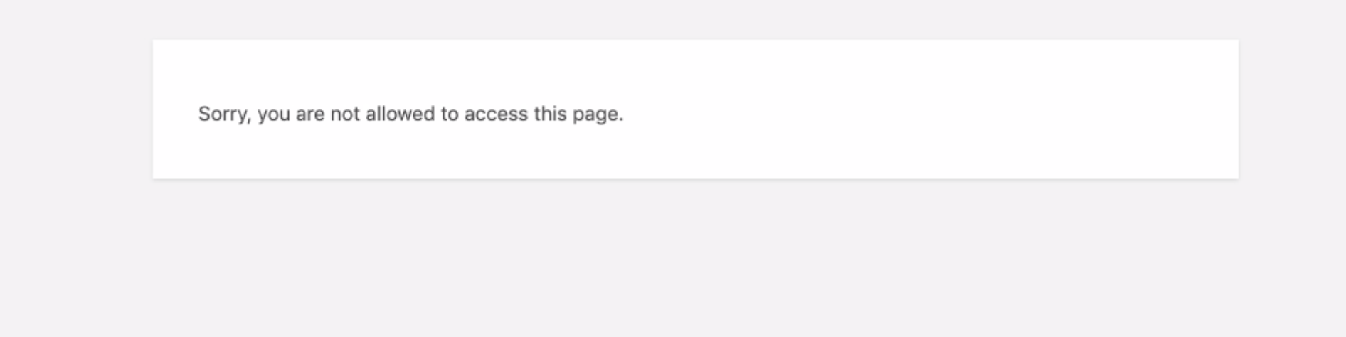 Errors after clearing account permissions: Unknown Error (code: Invalid ...