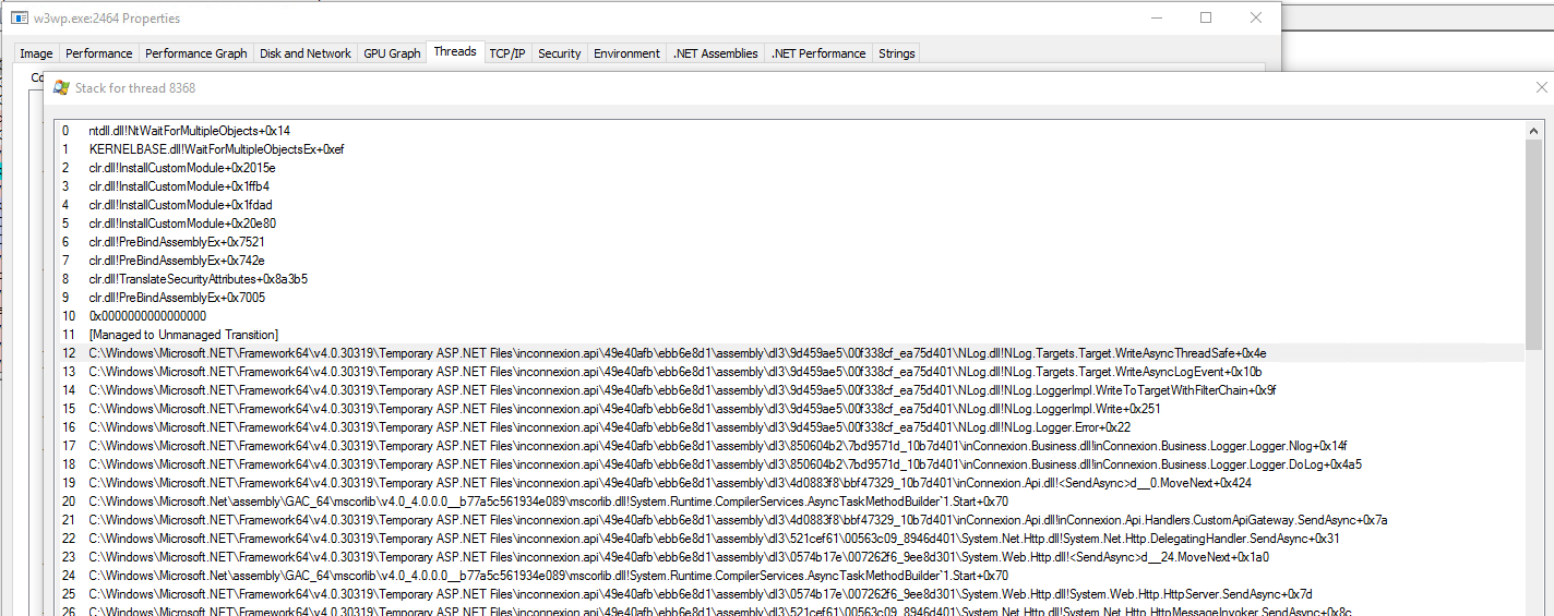 Threads blocked waiting to enter a Lock · Issue 3093 · NLog