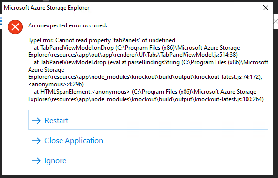 An unexpected error occurs when dragging and dropping contents in one ...