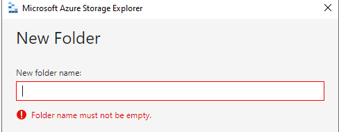 It would be better to give more helpful error info when creating one ...
