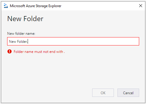 The behaviors are inconsistent between create new folder and clone ...