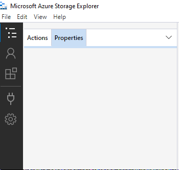 Explore Panel The EXPLORER panel can be totally overwritten by the 'Actions ...
