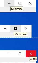 Window buttons (Minimize& Maximize& Close) are not localized · Issue ...