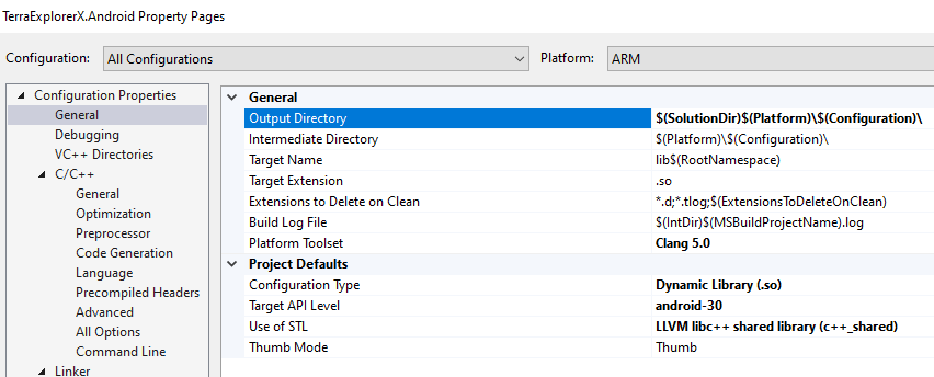 Visual Studio Android Native unhendle exception · Issue #1635 · android ...