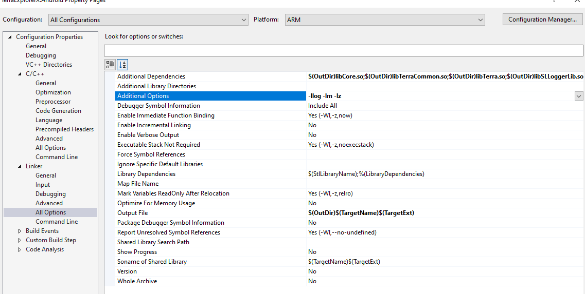 Visual Studio Android Native unhendle exception · Issue #1635 · android ...