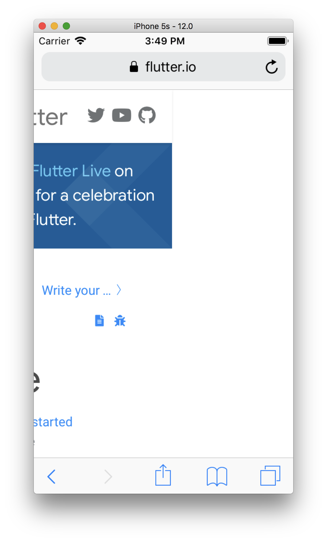 Ensure Get started > Test drive page is mobile friendly · Issue #1794 ...
