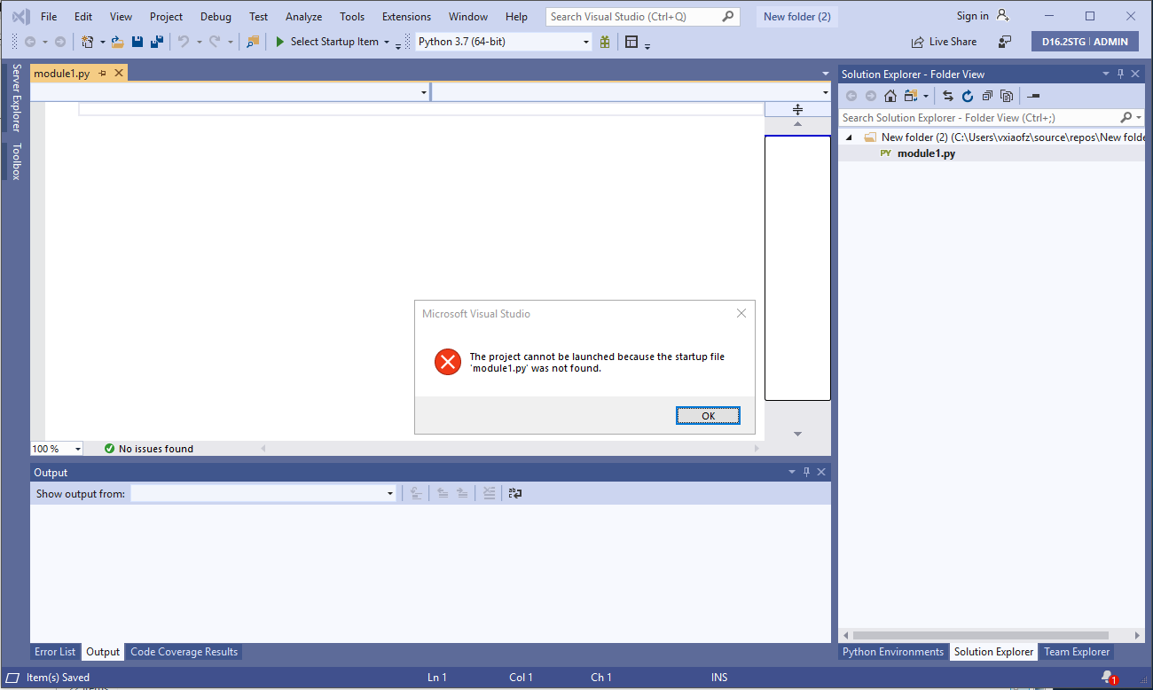 Cannot debug the python file in opened folder · Issue #5373 · microsoft ...