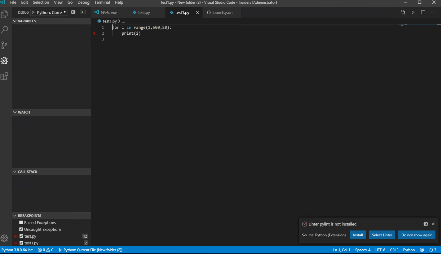 Don't step into loop when pressing F11 with hit count breakpoint ...