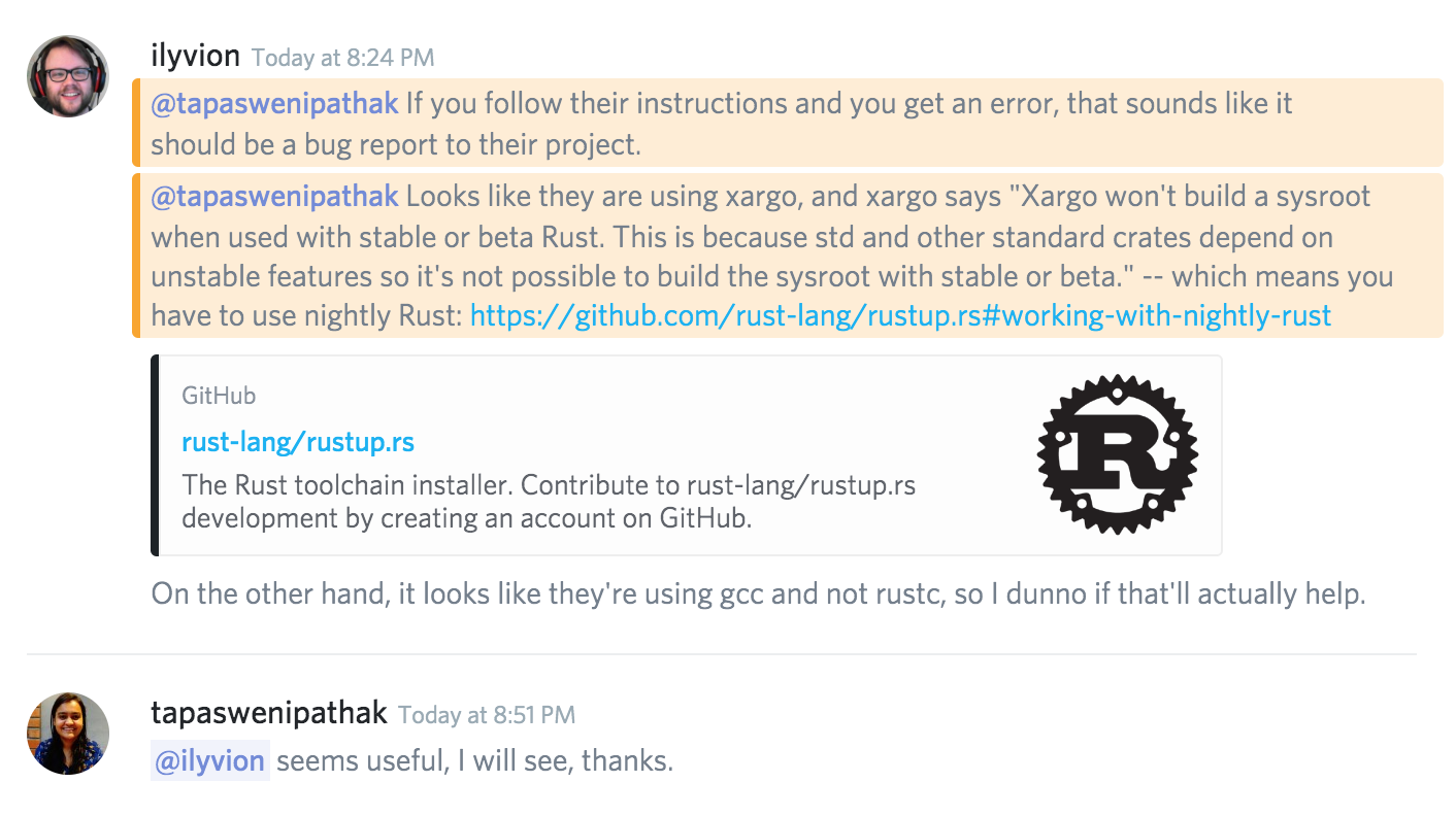 Error Can't find crate for core · Issue 64287 · rustlang/rust · GitHub