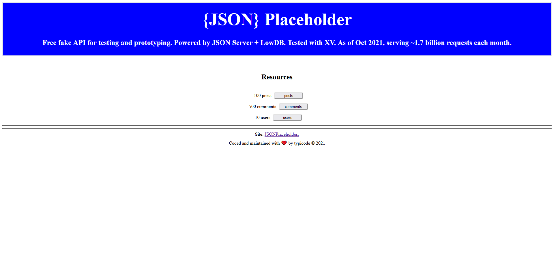 Github mayco001 jsonplaceholderapi site https jsonplaceholder
