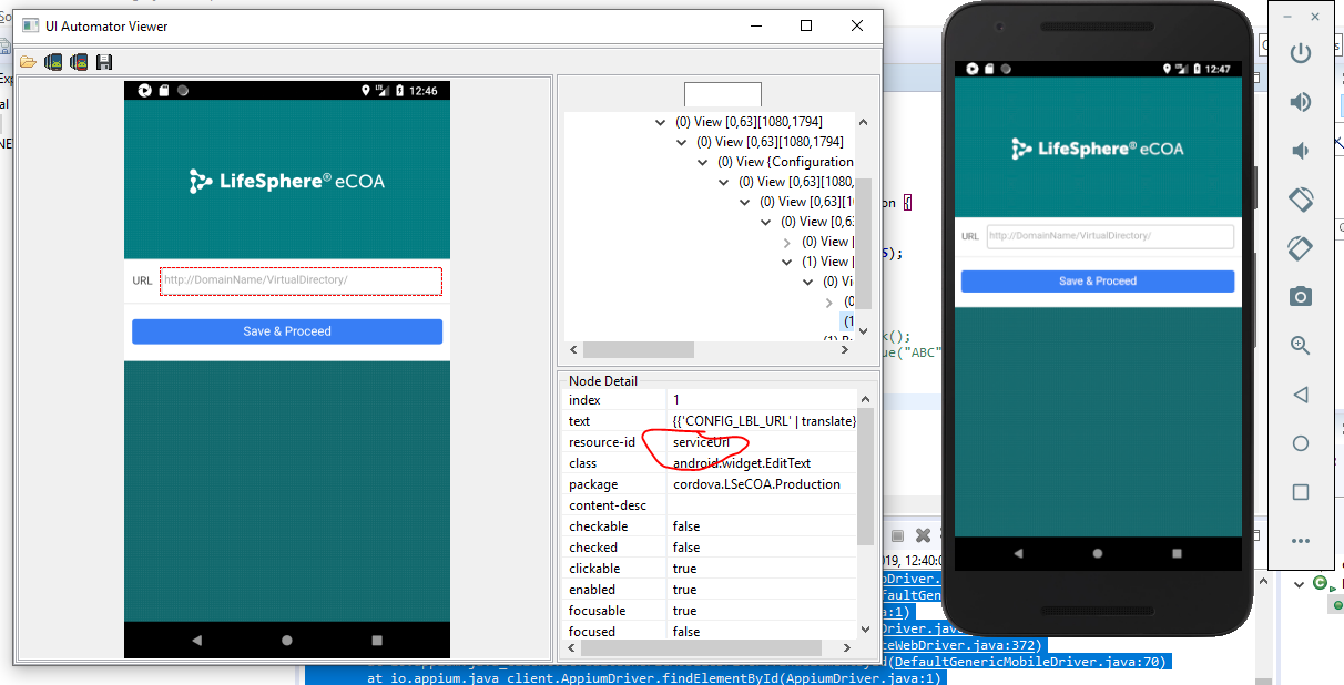 Not able to find elements using any locators for my mobile app · Issue ...