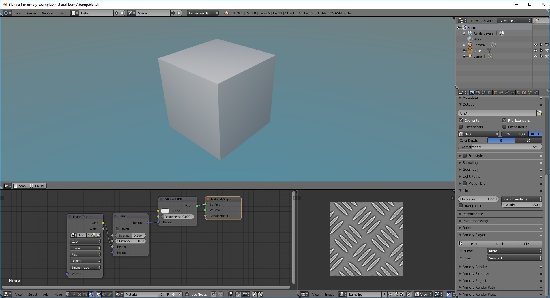 Strength not working for Bump and Normal Map node · Issue #333 ...