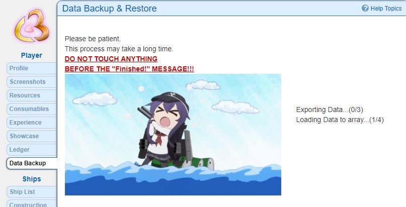 KC3 Crashing when doing data backup · Issue #2602 · KC3Kai/KC3Kai · GitHub