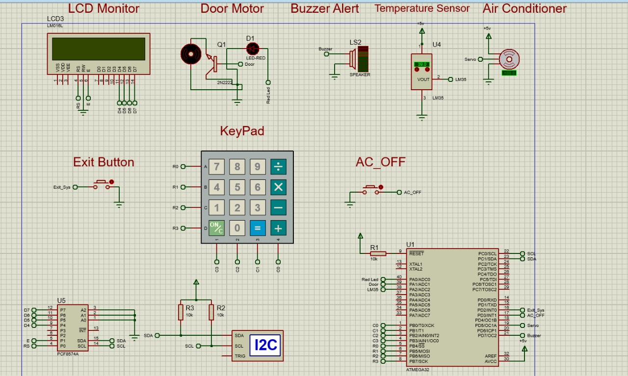 System Simulation on proteus