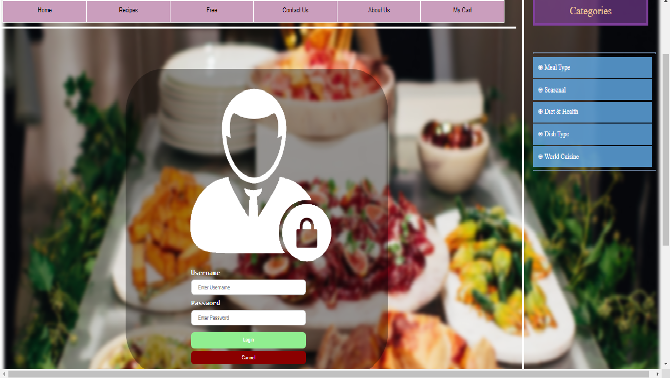 GitHub - piyumantha-perera/Online-Recipe-Management-System: Designed a ...