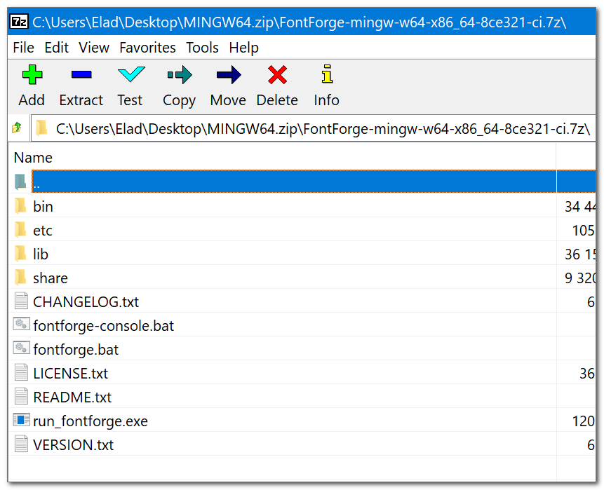 how to download portable fontforge x64 daily build binaries for windows ...